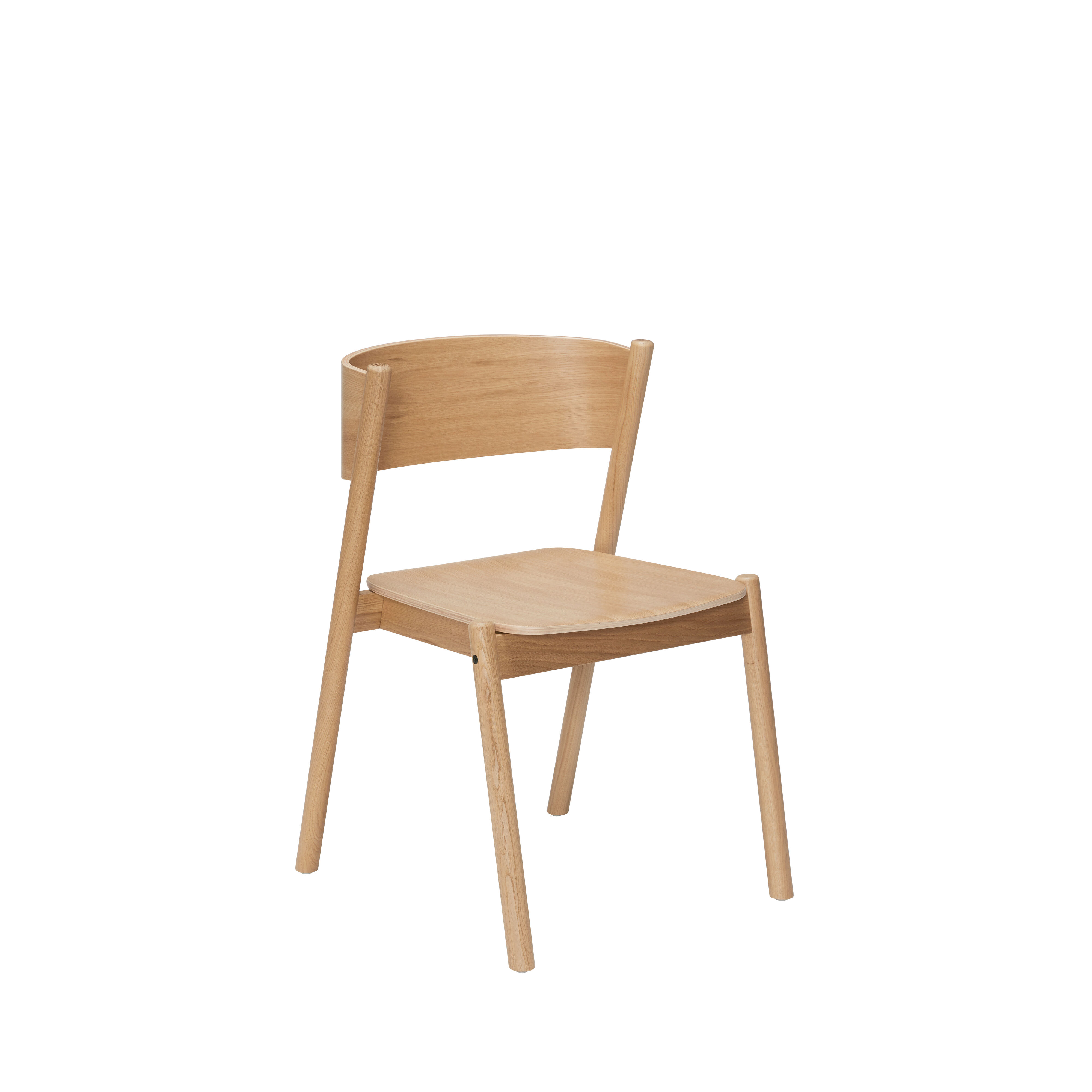 Oblique Natur Hübsch Spisestol - 5712772128275