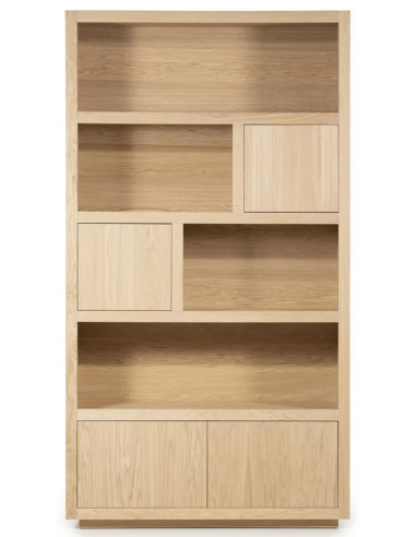 Helsinki Egetræ H220 B120 Vitrineskab