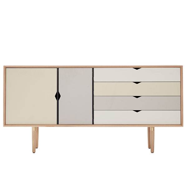 Andersen Furniture Sæbe Farvede Fronter Skænk - 5713524004311