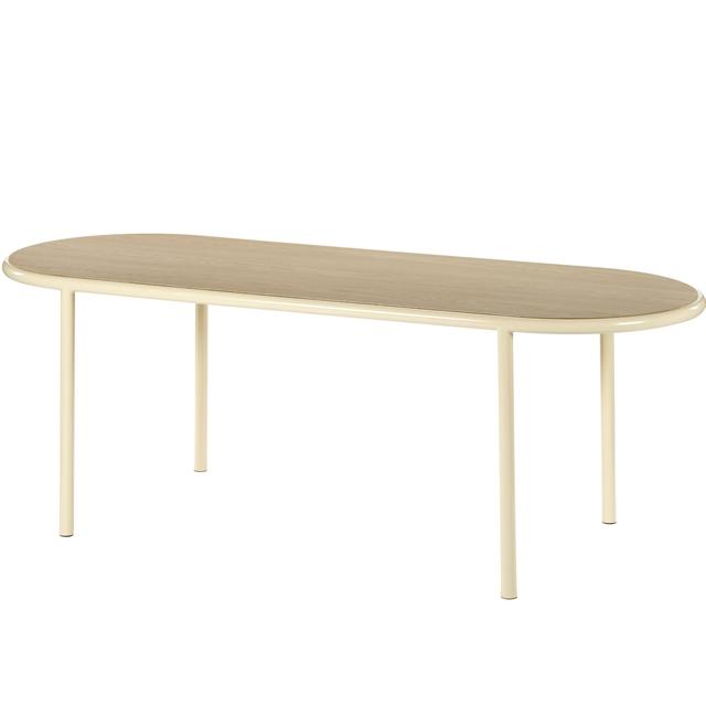 Ivory/Egetræ Wooden Oval Ivory Egetræ Valerie Objects Spisebord - 5400959005319