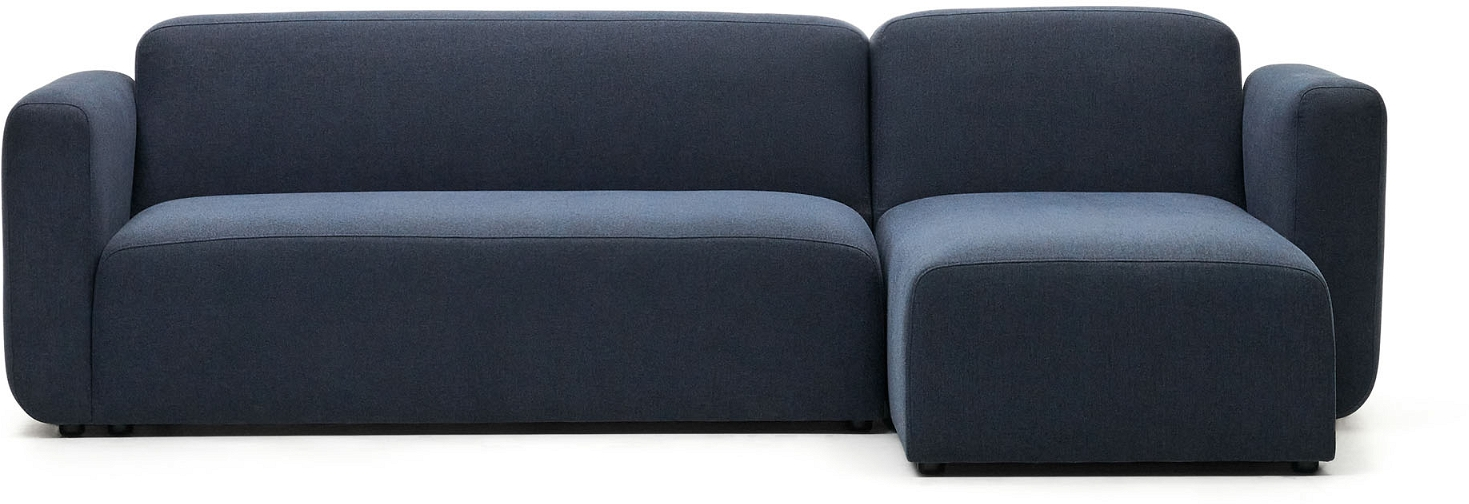 Blå Chaiselong Højrevendt Personers Neom Modulær Strukturstof H78xb263xd89 Kave Home Sofa - 8433840842165