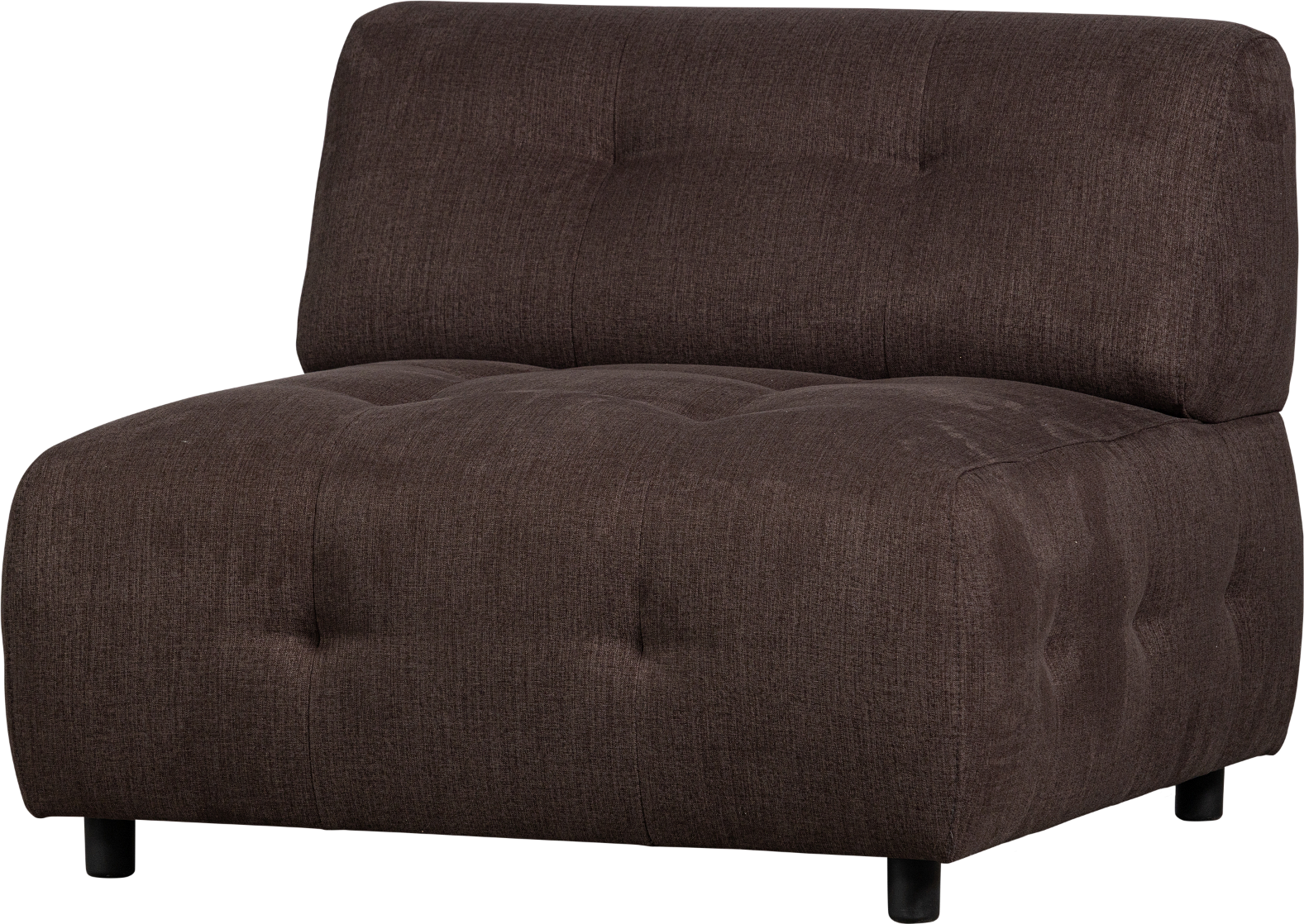 Kaffe Modulær Sæders Louis Fladvævet Polyester H73xb90xd90 Woood Sofa - 8714713194988