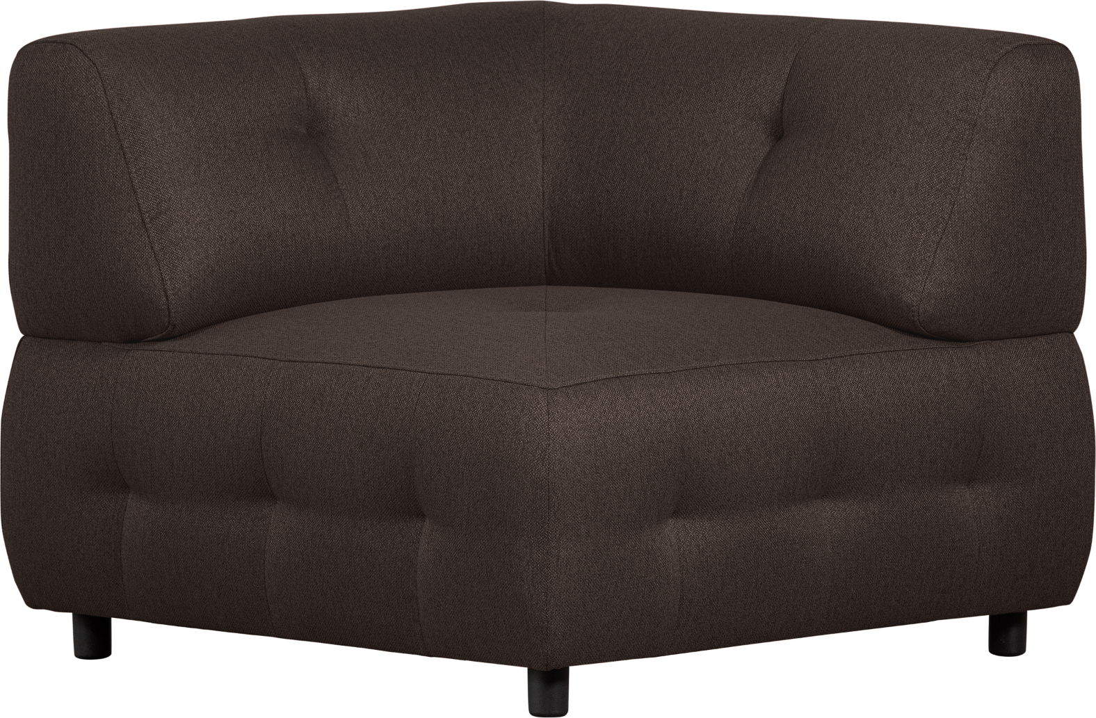 Kaffe Modulær Hjørneelement Louis Vævet Polyester 90x90x73 Woood Sofa - 8714713194537