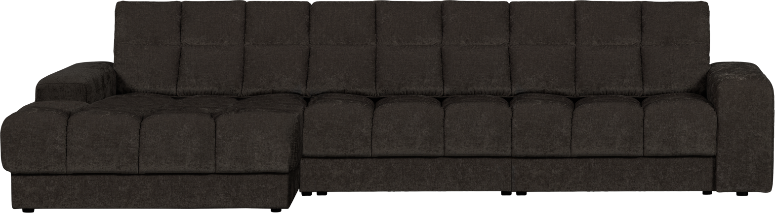 Antracit Chaiselong Lounge Second Date Venstrevendt 316x162x78 Woood Sofa - 8714713208265
