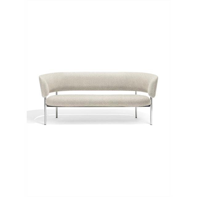 Beige Boucle El Møbel Copenhagen Font Le 0200 Poleret Stål Stel Sofa - 5740024102001